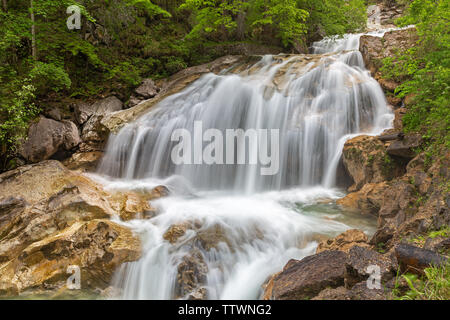 Poellat Schlucht in Schongau in der Nähe von Schloss Neuschwanstein, Bayern, Deutschland Stockfoto