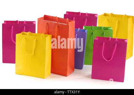 Nahaufnahme von Einkaufstaschen Stockfoto