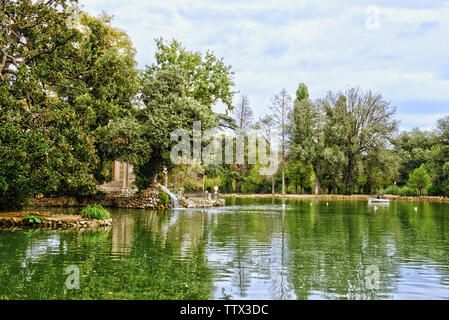 Schönen Park der Villa Borghese in Rom, Italien Stockfoto