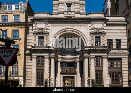 Dritte Kirche Christi, Wissenschafter, London ist ein Zweig der Erste Kirche Christi, Wissenschaftler in Boston, USA. Curzon Street, London, England, Großbritannien Stockfoto