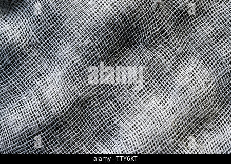 Close up mesh Glasfaser oder Gewebe Furche Textur Hintergrund Stockfoto