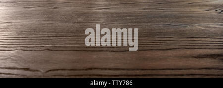 Dunkelbraun gestreifte Textur Holz Regal board Stockfoto