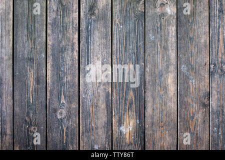 Im Alter von gestreiften dunklen Holz Textur Hintergrund Stockfoto