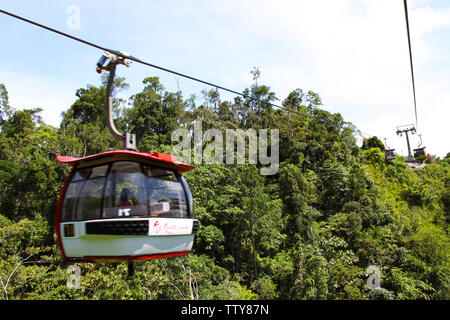 Seilbahn, Genting Highlands, Malaysia Stockfoto