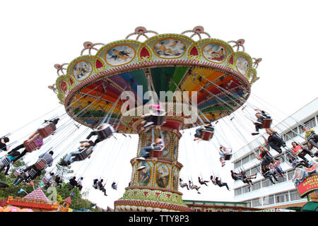 Vergnügungspark Ride, Genting Highlands, Malaysia Stockfoto