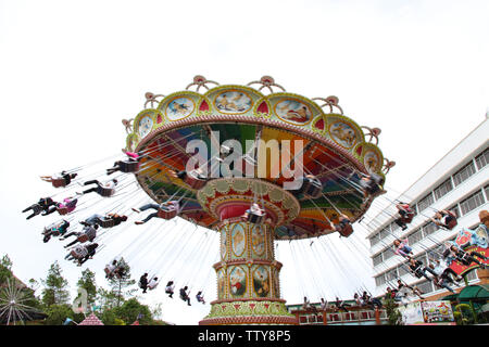 Vergnügungspark Ride, Genting Highlands, Malaysia Stockfoto