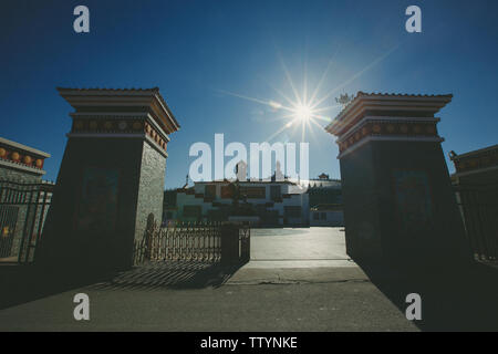 Landschaft von mardo County, Qinghai Stockfoto