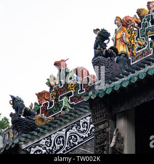 Chen Jia Tempel in Guangzhou, ein Integrator von lingnan Architektur Stockfoto