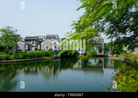 Lingnan Architektur, Lingnan Impressionen Garten, Panyu, Guangzhou Stockfoto