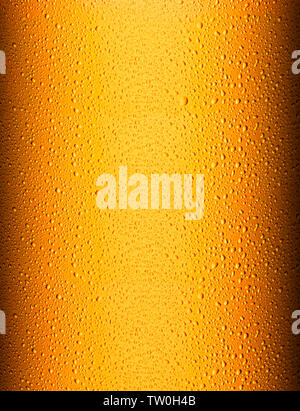 Ein kühles und erfrischendes Glas Bier Stockfoto