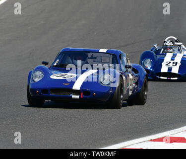 Frazer Gibney, Chevron B8, FIA Meister historischen Sportwagen Meisterschaft, Meister Historisches Festival, Brands Hatch, Mai 2019. Brands Hatch, classic car Stockfoto