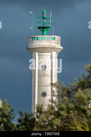 Phare du Cayeux-sur-Mer en Baie de Somme Stockfoto