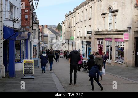 GVs, Stroud, Gloucestershire. - 9. Februar 2019 Bild von Andrew Higgins - tausend Wort Medien kein Verkauf, keine SYNDICATION. Ansprechpartner für m Stockfoto