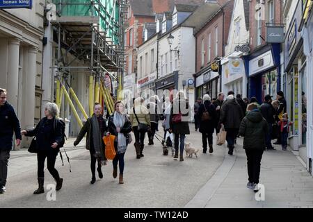 GVs, Stroud, Gloucestershire. - 9. Februar 2019 Bild von Andrew Higgins - tausend Wort Medien kein Verkauf, keine SYNDICATION. Ansprechpartner für m Stockfoto