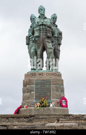 Commando Memorial in Spean Bridge Schottland Stockfoto