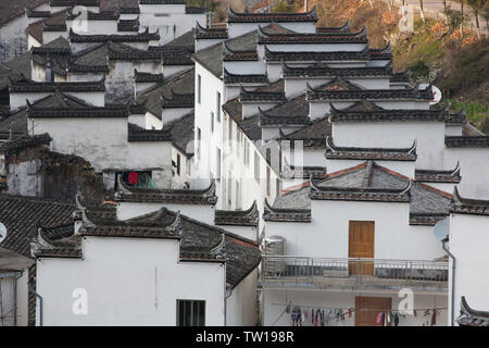 Tour von Wuyuan Alte Dorf, Provinz Jiangxi Stockfoto