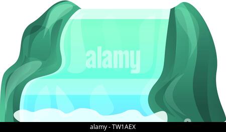 Cascade Symbol. Cartoon von Cascade vektor Symbol für Web Design auf weißem Hintergrund Stock Vektor