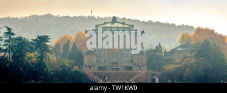 Frühe architektonische Verwaltungsgebäude der Universität Wuhan, Provinz Hubei Stockfoto