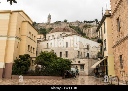 Nafplio, Griechenland. Das Parlament Gebäude, eine Moschee des späten Osmanischen architektonischen Periode, die für die Erste Republik Griechenland serviert. Stockfoto