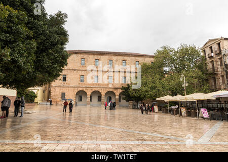 Nafplio, Griechenland. Das Archäologische Museum in Plateia Syntagma (Verfassung), ein Meilenstein in der Altstadt von Nafplio Stockfoto