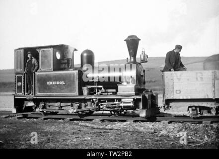 Vale von rheidol Eisenbahn, Devils Bridge, Aberystwyth, Wales Stockfoto