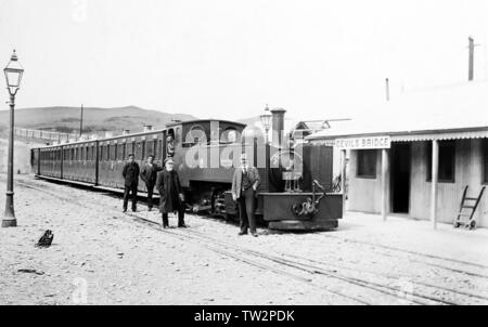 Vale von rheidol Eisenbahn, Devils Bridge, Aberystwyth, Wales Stockfoto