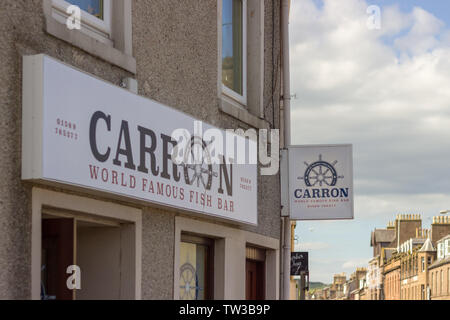 Die carron Fisch Bar in Stonehaven, Schottland Stockfoto