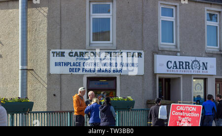 Die carron Fisch Bar in Stonehaven, Schottland Stockfoto