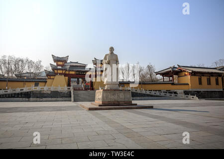 Guan Zhong Memorial Hall,Xishan Dorf, Linzi Qiling Straße, Bezirk, Stadt Zibo, Provinz Shandong Stockfoto