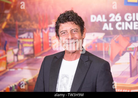 Roma, Italien. Juni, 2019 18. Luca Laurenti Photocall in Rom der Film "Toy Story 4" mit den Italienischen Synchronsprecher des Films Quelle: Matteo Nardone/Pacific Press/Alamy leben Nachrichten Stockfoto