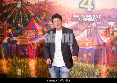 Roma, Italien. Juni, 2019 18. Luca Laurenti Photocall in Rom der Film "Toy Story 4" mit den Italienischen Synchronsprecher des Films Quelle: Matteo Nardone/Pacific Press/Alamy leben Nachrichten Stockfoto