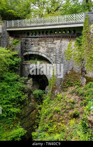 Devil's Bridge, Pontarfynach, Wales Stockfoto