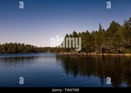 Tiresta durch National Park in der Nähe der Stadt Stockholm Stockfoto