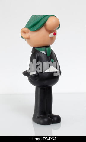 Neuheit Vintage Andy Capp Schaumbad Flasche Stockfoto