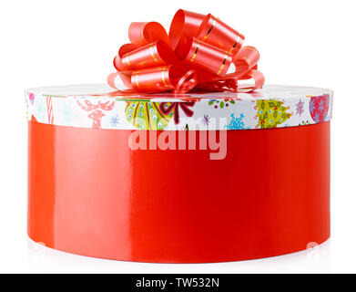 Bunte Geschenk Container, auf weißem Hintergrund Stockfoto