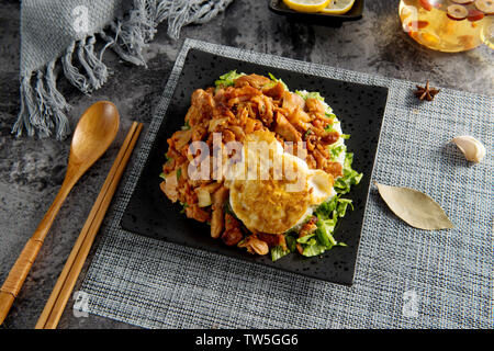 Gebratener Reis Stockfoto