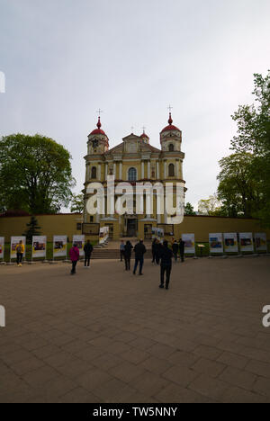 St. Peter und St. Paul's Kirche in Vilnius, Litauen Stockfoto