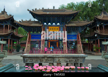 Dafo (Großen Buddha) Tempel, Zhangye, Provinz Gansu, China Stockfoto