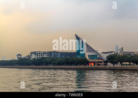 Pearl River Tagestour und Whampoa Alten Hafen Stockfoto