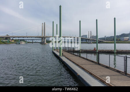 Portland suspension Railway Bridge Stockfoto