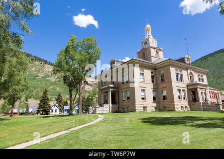Rathaus in Silverton Colorado Stockfoto