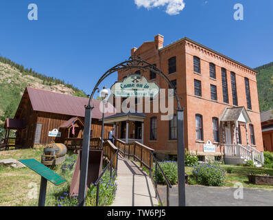 San Juan County Museum in Silverton Stockfoto