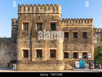 Stone Town, Zanzibar-February 28, 2019: Das alte Fort Ngome Kongwe Stockfoto