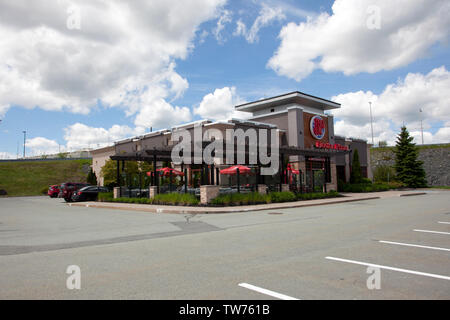 Dartmouth, Nova Scotia, Kanada - 15. Juni 2019: Boston Pizza in Dartmouth Crossing Stockfoto