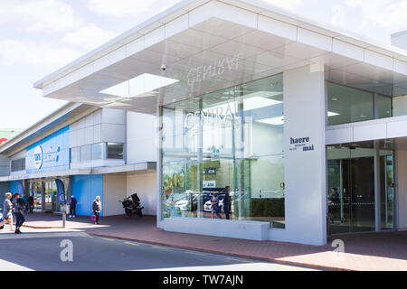 Rotorua, Neuseeland - Oktober 15, 2018: Eingang nach Rotorua's Central Shopping Mall bei 1170 Amohau Straße. Stockfoto