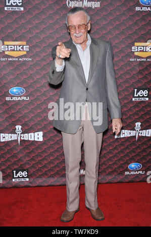 LOS ANGELES, Ca. Oktober 18, 2008: Stan Lee bei der Spike TV Scream Awards 2008 im Griechischen Theater, Hollywood. © 2008 Paul Smith/Featureflash Stockfoto