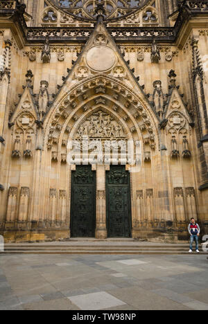 Sankt-Veits-Dom in Prag, Tschechische Republik Stockfoto