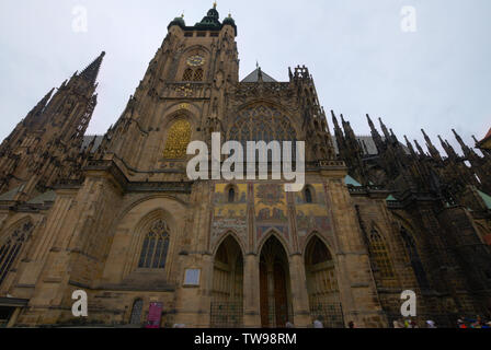 Sankt-Veits-Dom in Prag, Tschechische Republik Stockfoto