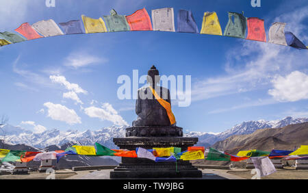 Der große Buddha in Mukinath, Mustang, Nepal Stockfoto