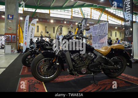 Indian Scout. MOMA2019. Málaga, Spanien. Stockfoto